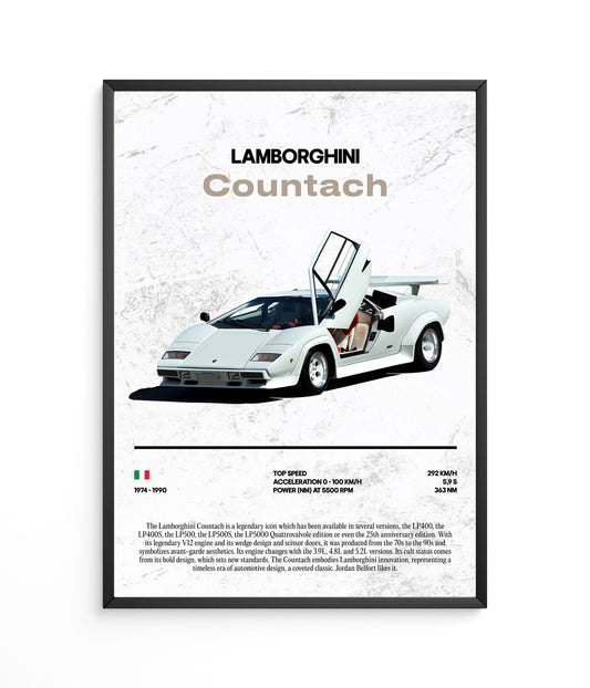 Poster Lamborghini Countach