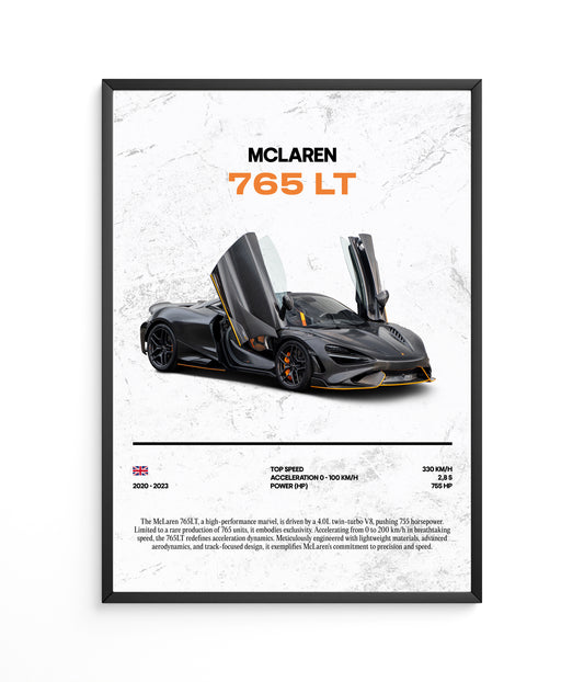 Poster McLaren 765 LT