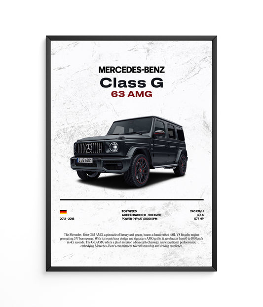 Poster Mercedes-Benz Class G 63 AMG