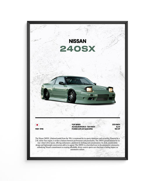 Poster Nissan 240SX
