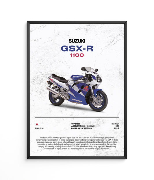Poster Suzuki GSX-R 1100