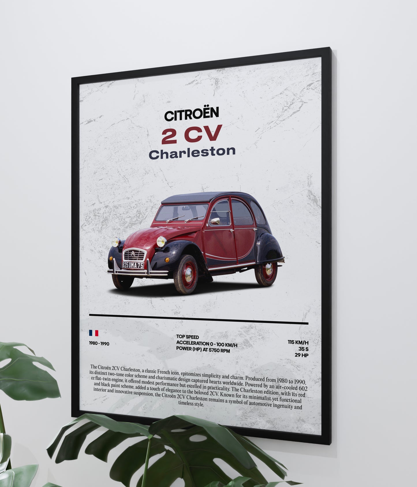 Poster Citroën 2 CV Charleston