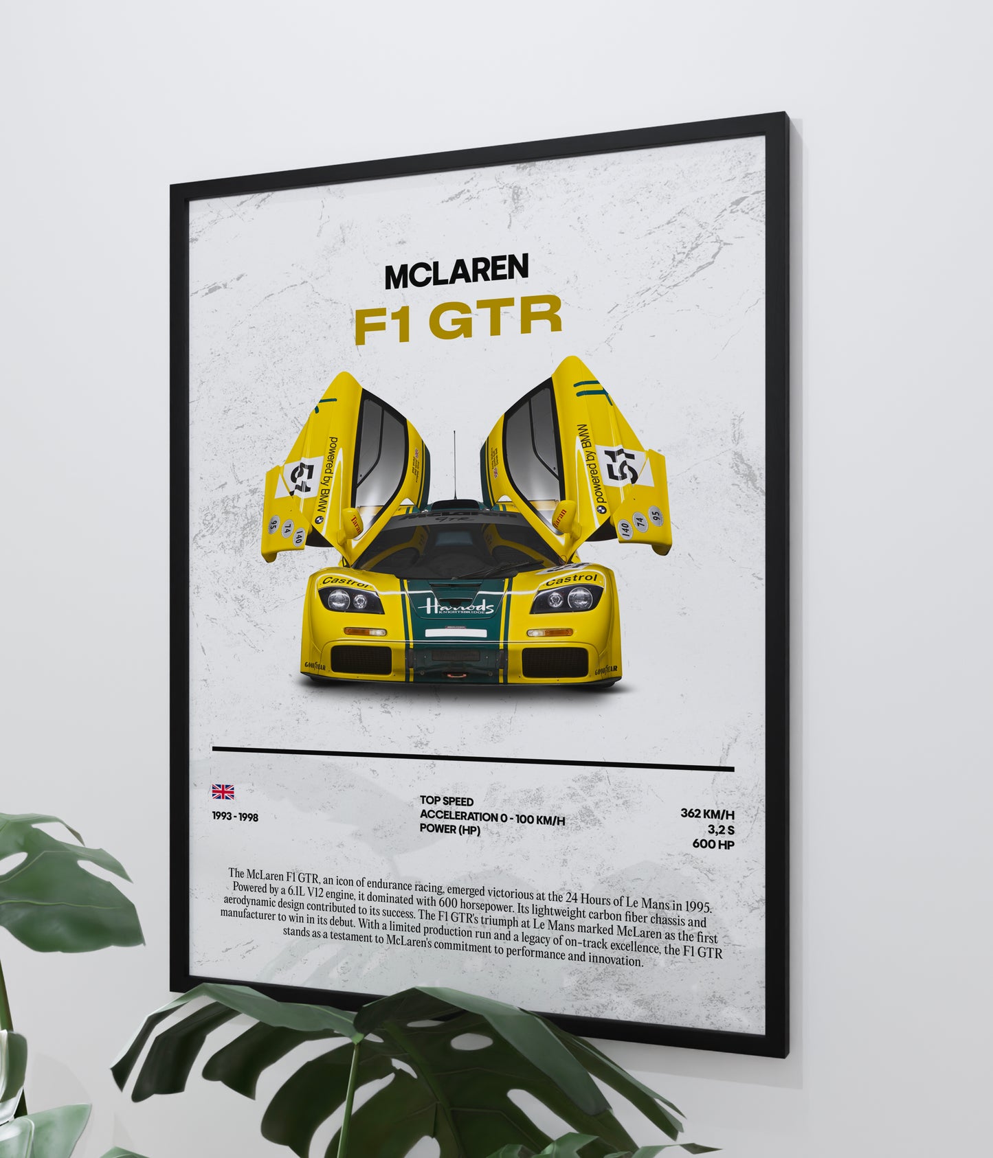 Poster McLaren F1 GTR