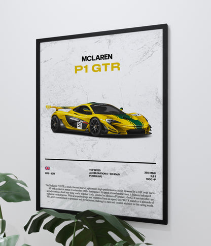 Poster McLaren P1 GTR