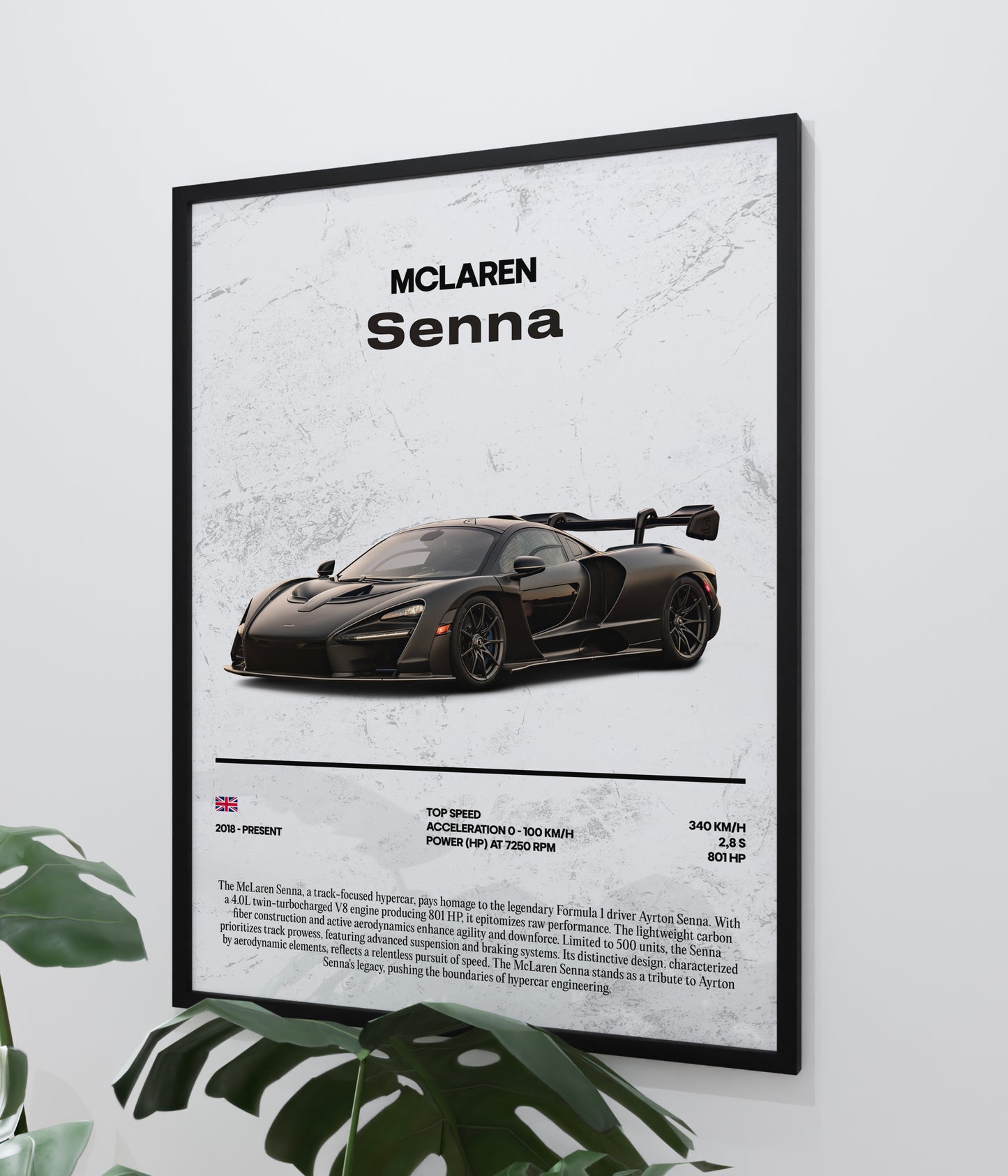 Poster McLaren Senna