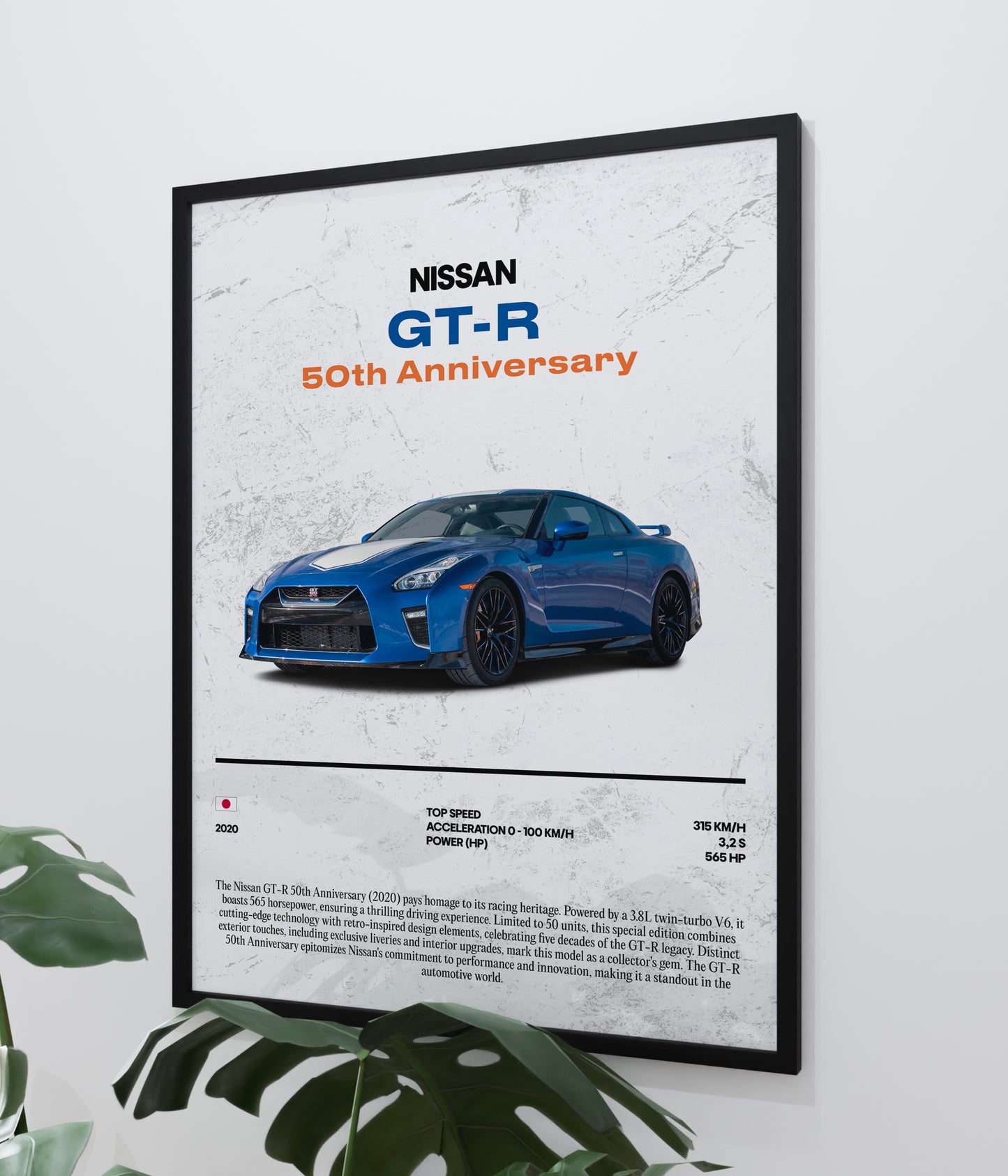 Poster Nissan GT-R 50th Anniversary