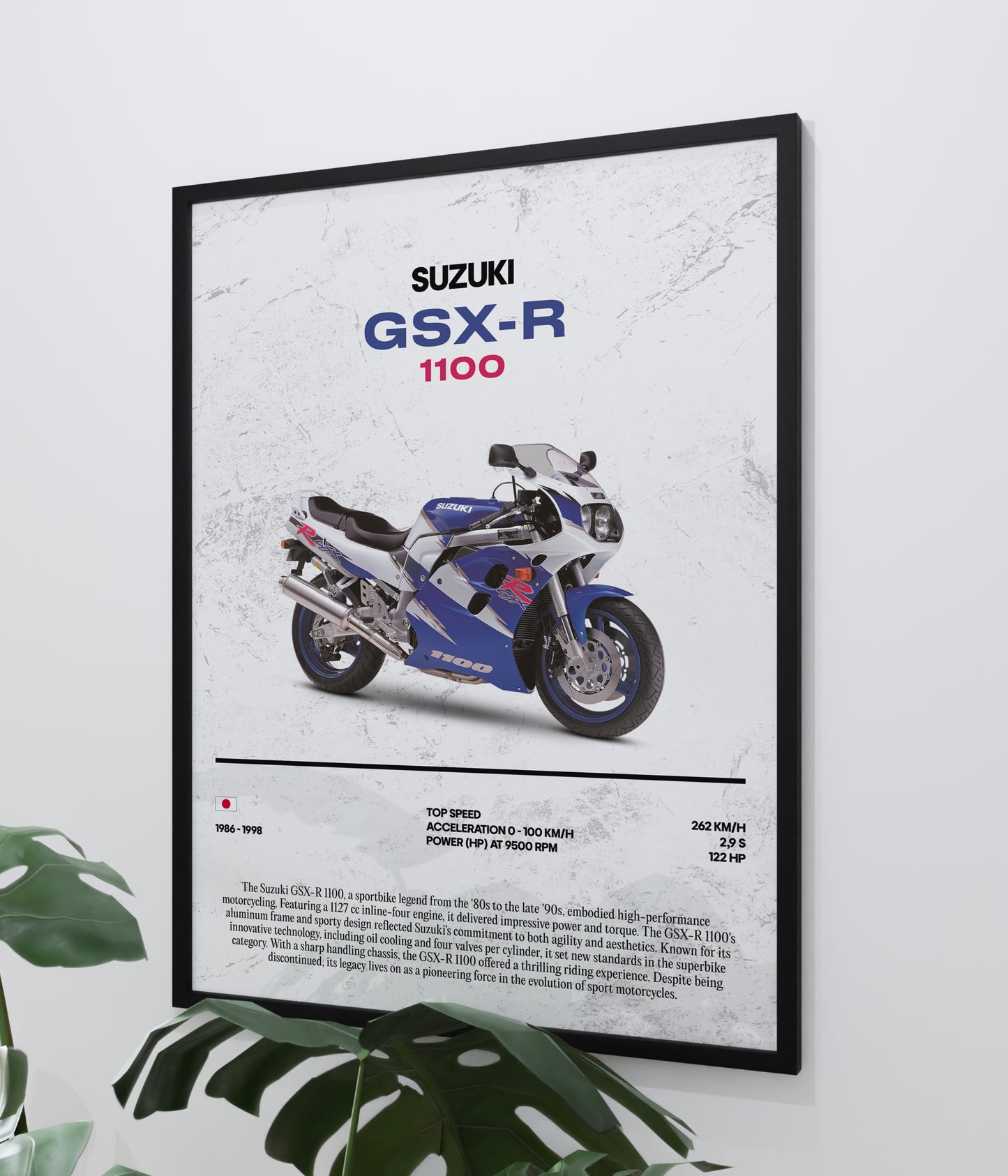 Poster Suzuki GSX-R 1100