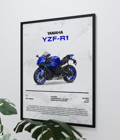 Poster Yamaha YZF-R1